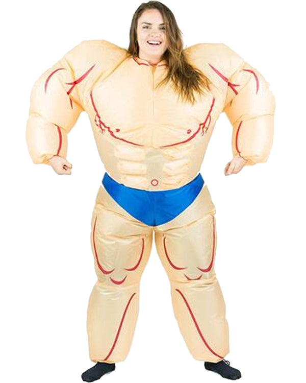 Muscleman Inflatable Adult Costume