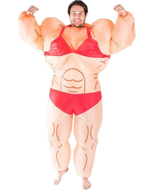 Musclewoman Inflatable Adult Costume