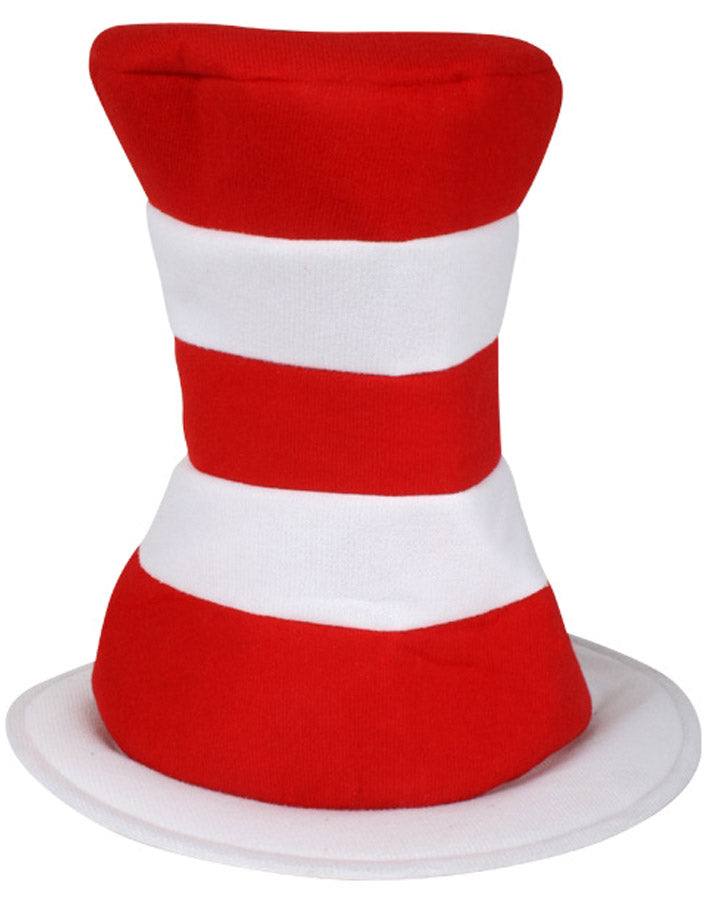 Red and White Striped Top Hat