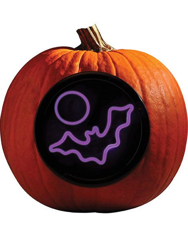 Neon Bright Bat Pumpkin Carving Kit