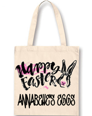 Graffiti Happy Easter Personalised Easter Bag