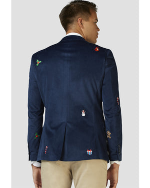 Opposuit Christmas Icons Navy Deluxe Mens Blazer