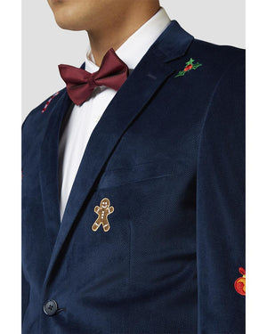 Opposuit Christmas Icons Navy Deluxe Mens Blazer