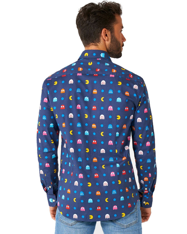 Opposuit Pixel Pac Man Mens Shirt