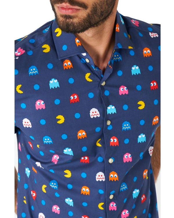 Opposuit Pixel Pac Man Mens Shirt