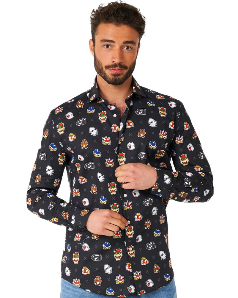 Opposuit Super Mario Bad Guys Mens Shirt