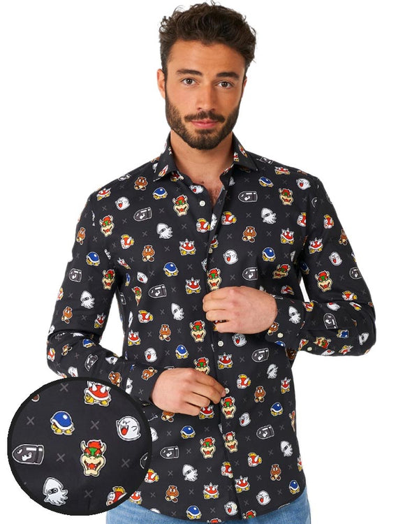 Opposuit Super Mario Bad Guys Mens Shirt