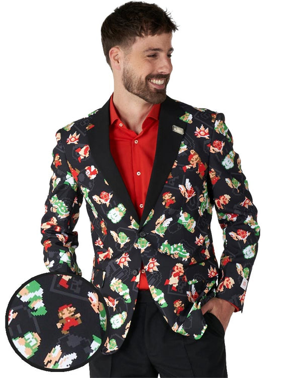 Opposuit Super Mario Bros Mens Blazer