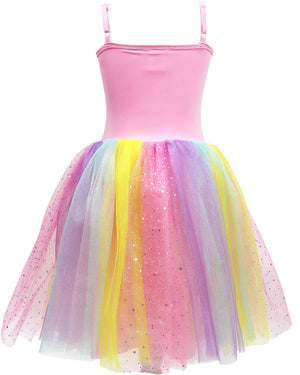 Over the Rainbow Star Tutu Dress Girls Costume