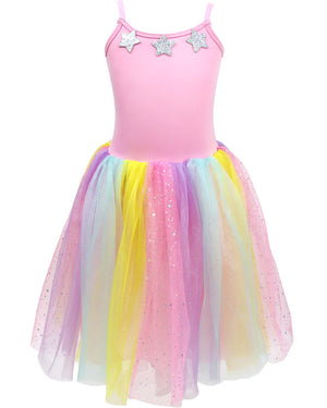 Over the Rainbow Star Tutu Dress Girls Costume