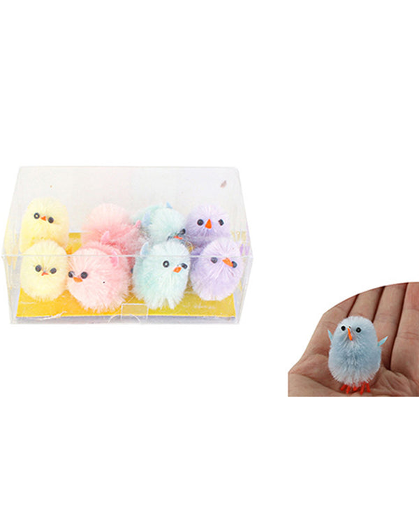 Pastel Chicks 3cm Pack of 8