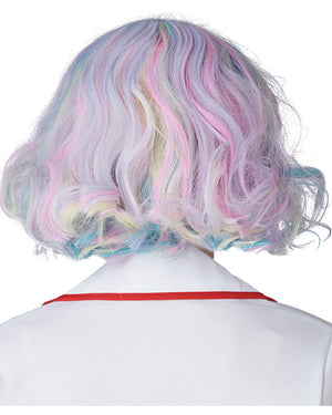 Pastel Rainbow Short Bob Wig