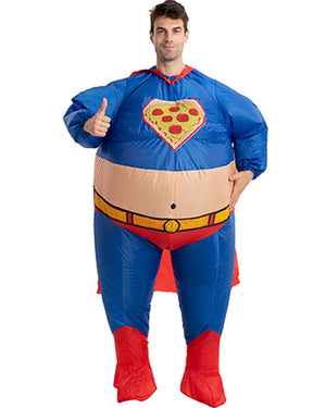 Pizza Hero Inflatable Adult Costume