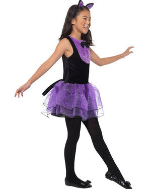 Purple Cat Tutu Dress Girls Costume