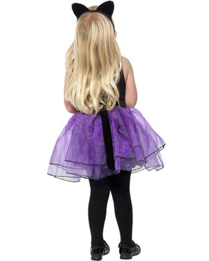 Purple Cat Tutu Dress Toddler Costume