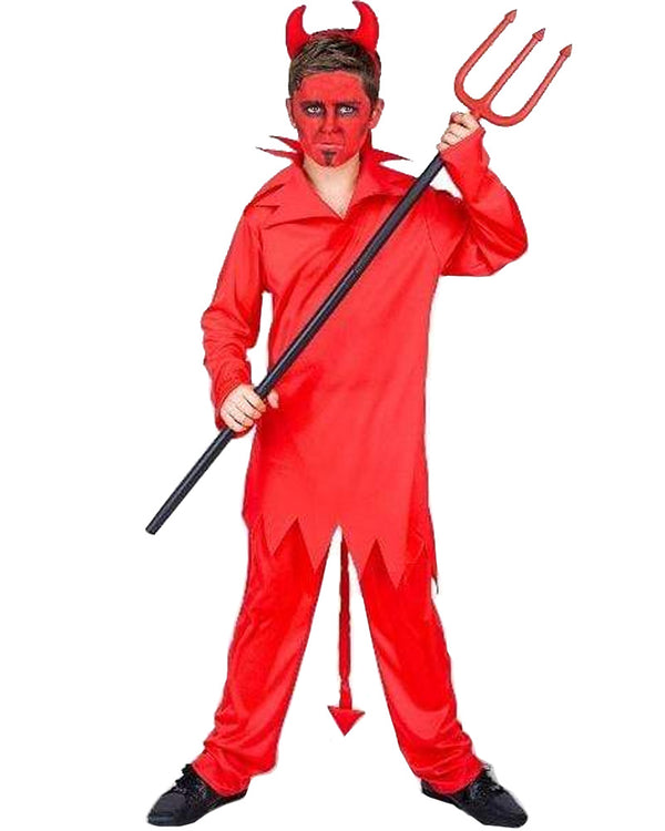 Red Devil Boys Costume