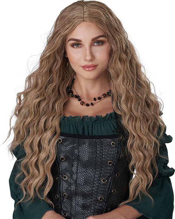 Renaissance Maiden Long Dirty Blonde Wig