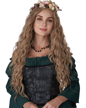 Renaissance Maiden Long Dirty Blonde Wig