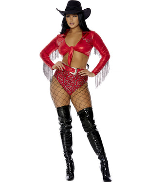 Rodeo Fever Cowgirl Womens Costume