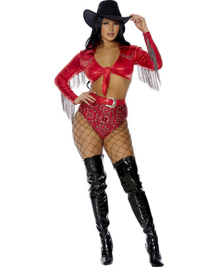 Rodeo Fever Cowgirl Womens Costume