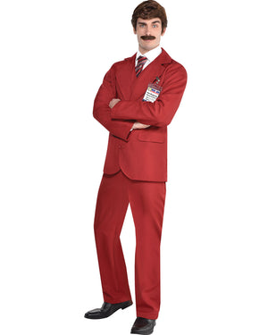 Ron Burgundy Mens Costume