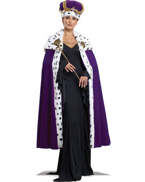 Royal Purple Premium Cape and Crown Set