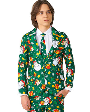 Santa Elves Green Boys Christmas Suitmeister