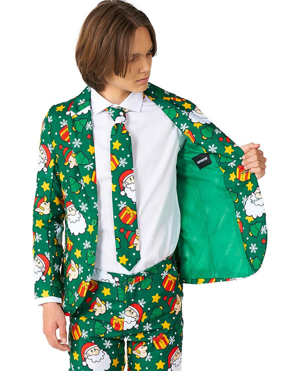 Santa Elves Green Boys Christmas Suitmeister