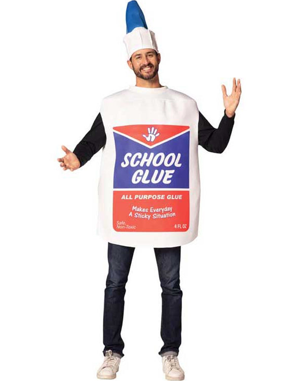 School Glue Squeeze Bottle Adult Costume