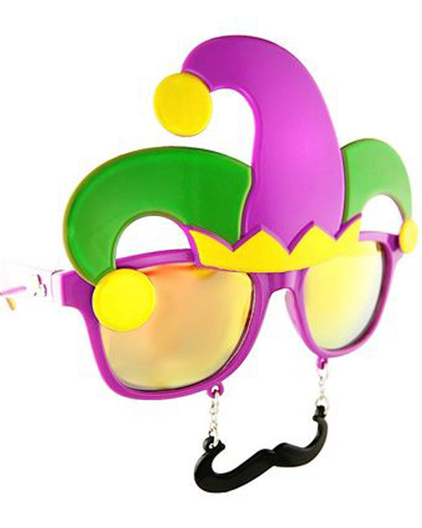 Mardi Gras Glasses with Stache