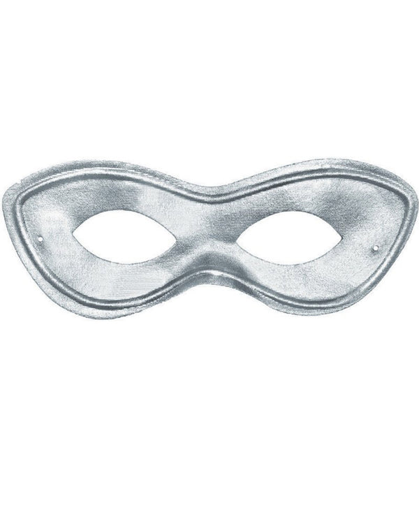 Silver Superhero Eye Mask