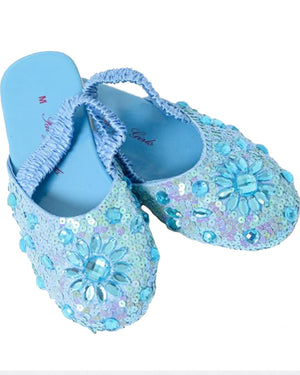 Light Blue Spellbound Girls Slippers