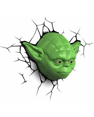 Star Wars Master Yoda 3D Wall Light