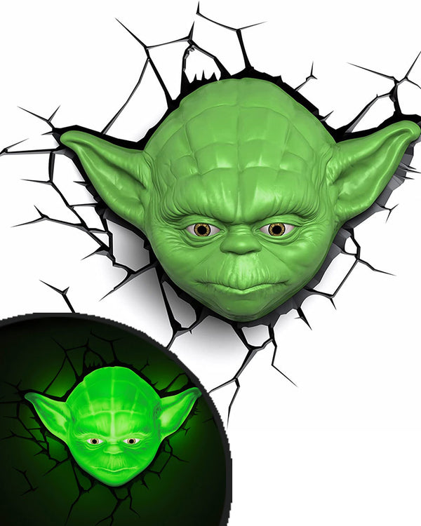 Star Wars Master Yoda 3D Wall Light