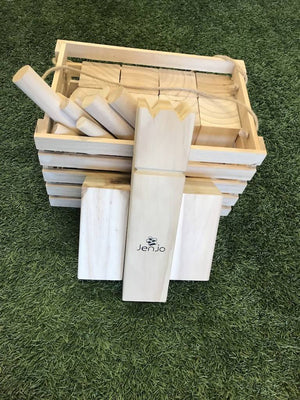 Outdoor Wooden Kubb Lawn Game Set