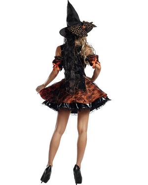 Sweet As Candy Corn Witch Womens Costume