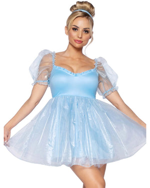 Sweetheart Babydoll Blue Womens Costume