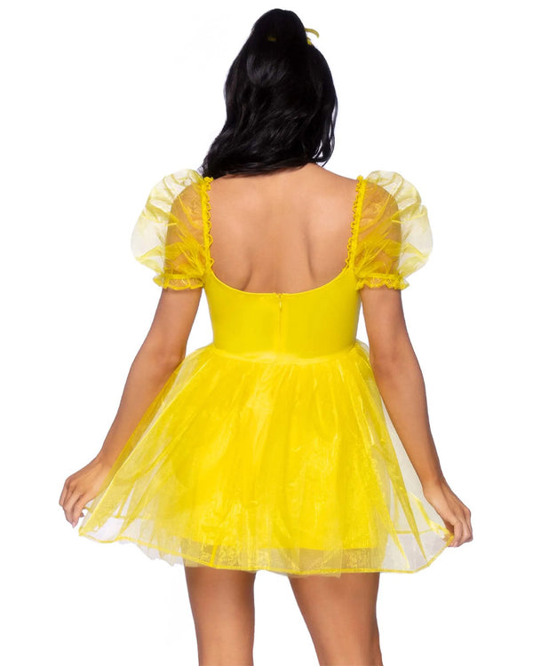 Sweetheart Babydoll Yellow Womens Costume