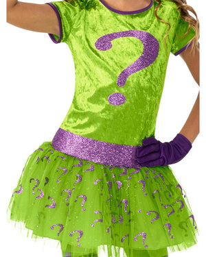 The Riddler Tutu Dress Deluxe Girls Costume