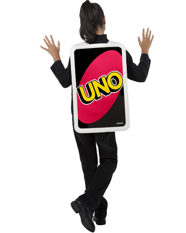 The Uno Draw Four Card Kids Costume