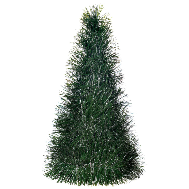 Tinsel Pine Look Christmas Tree Decoration 25cm