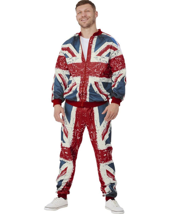 Union Jack Leisure Suit Mens Costume