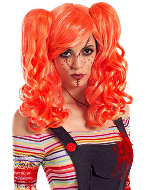 Killer Doll Orange Wig