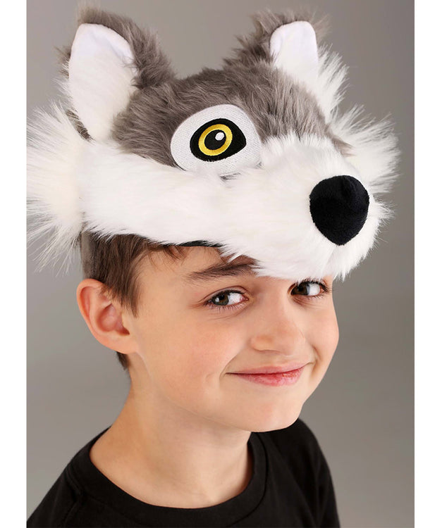 Wolf Plush Headband and Tail Deluxe Set