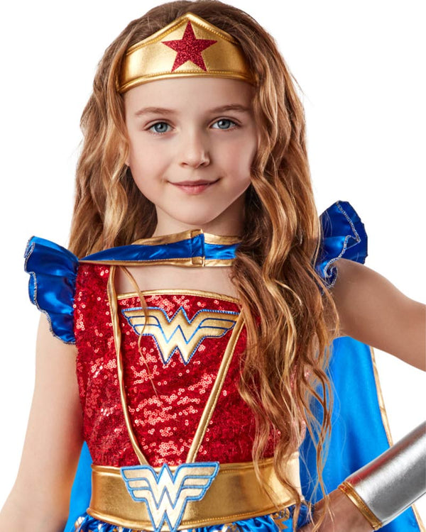 Wonder Woman Deluxe Girls Costume