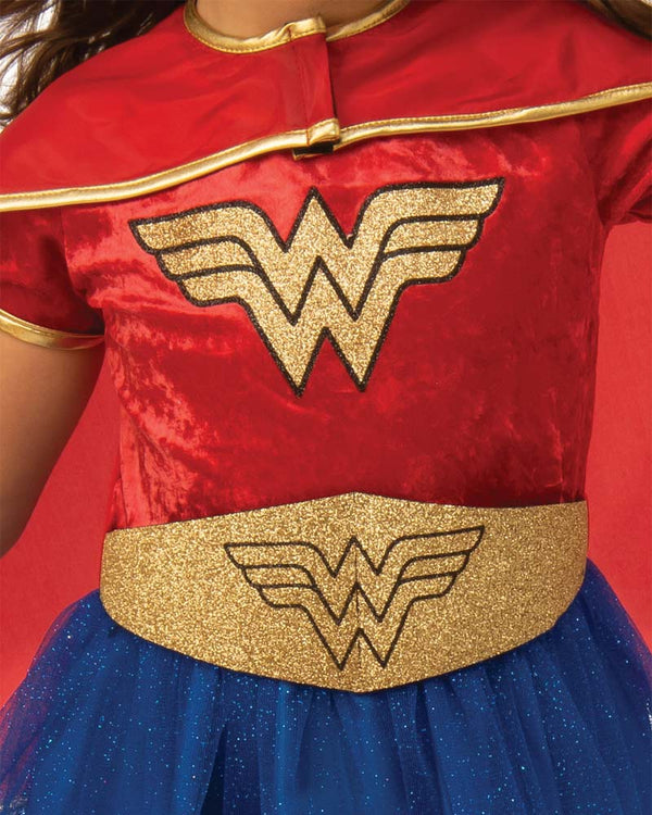 Wonder Woman Tutu Deluxe Girls Costume