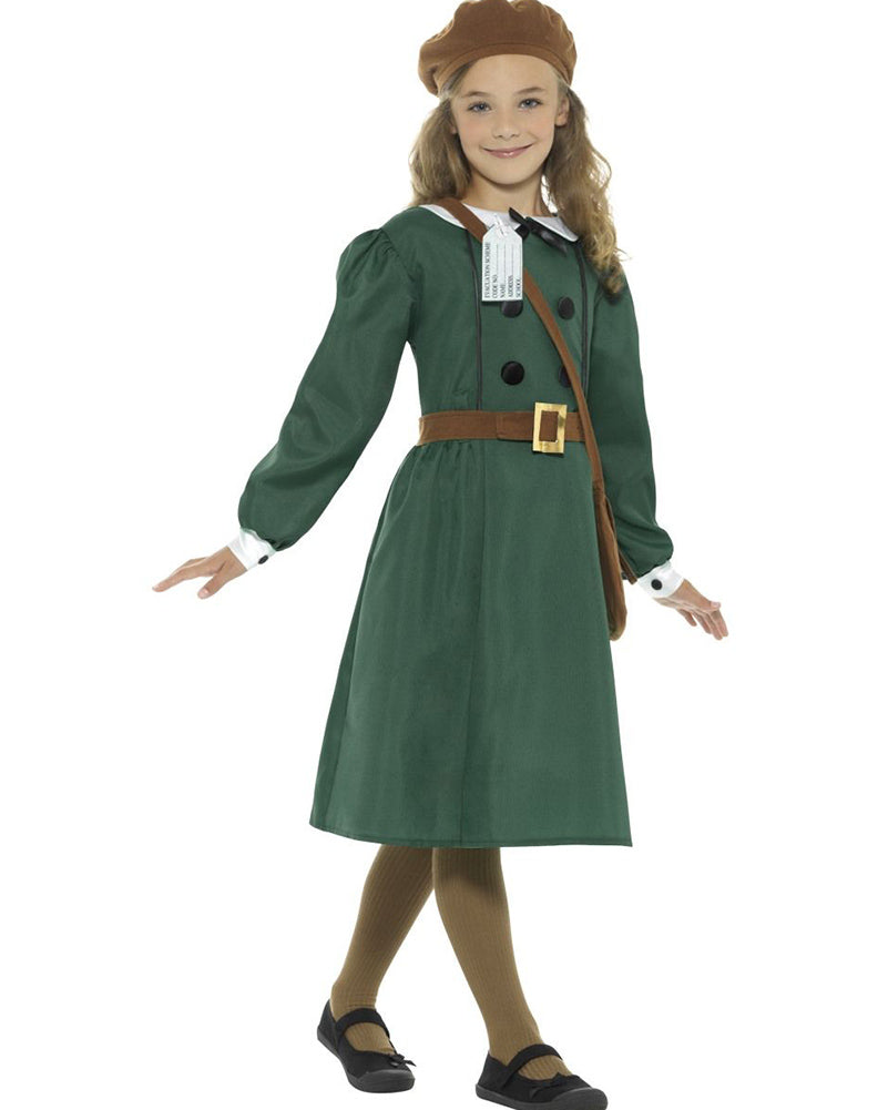 40s Ww2 Evacuee Girls Costume 